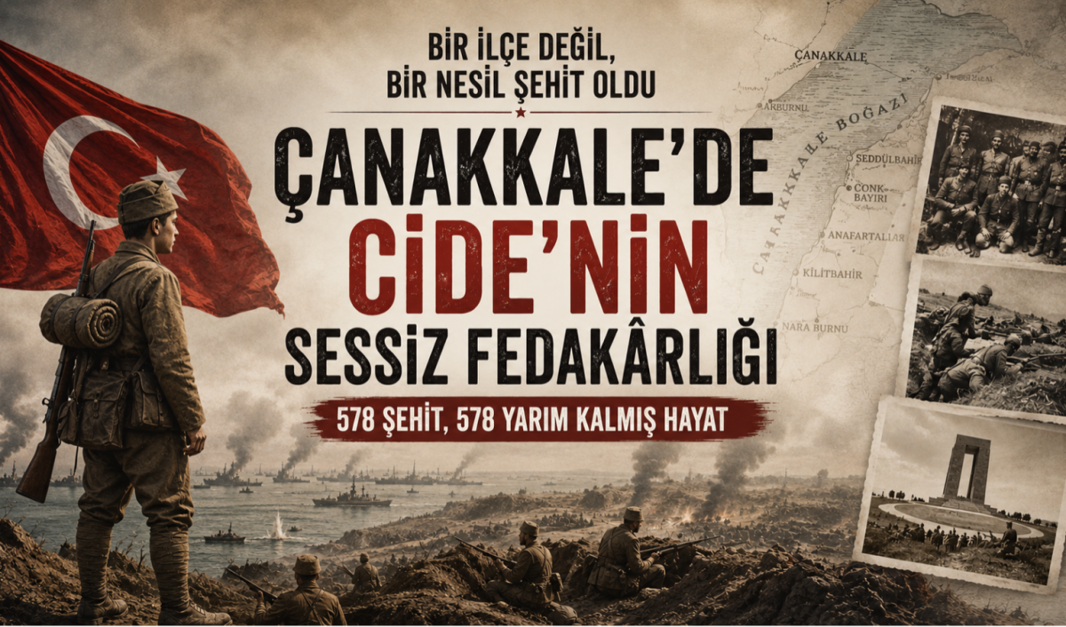 Çanakkale'de Bir İlçe Değil, Bir Nesil Şehit Oldu: Cide'nin Sessiz Fedakârlığı
