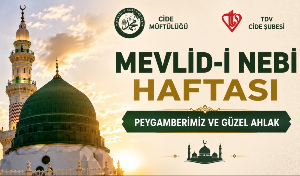 Cide’de Mevlid-i Nebi Haftası Etkinlikleri Başlıyor