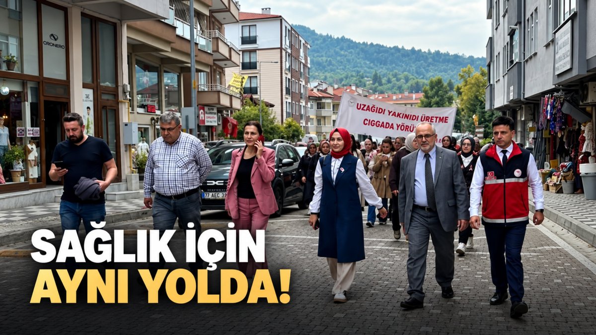 Cide’de Dünya Yürüyüş Günü için bir araya geldiler