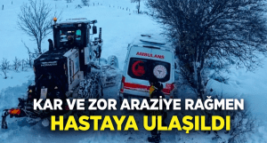 Orman Ekiplerinden Örnek Müdahale: Dereköy’de Sağlık Ekibine Yol Açıldı