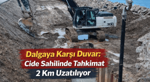 Cide Sahil Hattında Tahkimat Çalışmaları 2 Km Uzayacak
