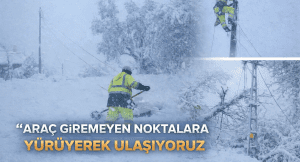 Yoğun Kar Yağışı Sürüyor: Enerji Ekipleri Sahada