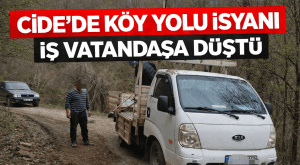 Cide’de Yol Tepkisi: “İş Vatandaşa Düştü”