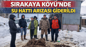 Birlik Olunca Çözüm Kolay: Sırakaya Köyü’nde Su Hattı Arızası Giderildi