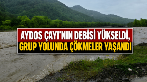 Cide’de Sağanak Yağış Hayatı Olumsuz Etkiledi