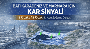 Batı Karadeniz Ve Marmara İçin Kar Sinyali: 9 Ve 12 Ocak’ta İki Ayrı Soğuma Dalgası