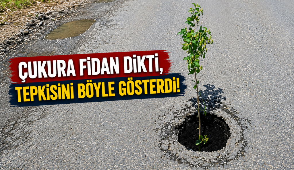 “Çukura Fidan Dikti, Tepkisini Mizahla Gösterdi”
